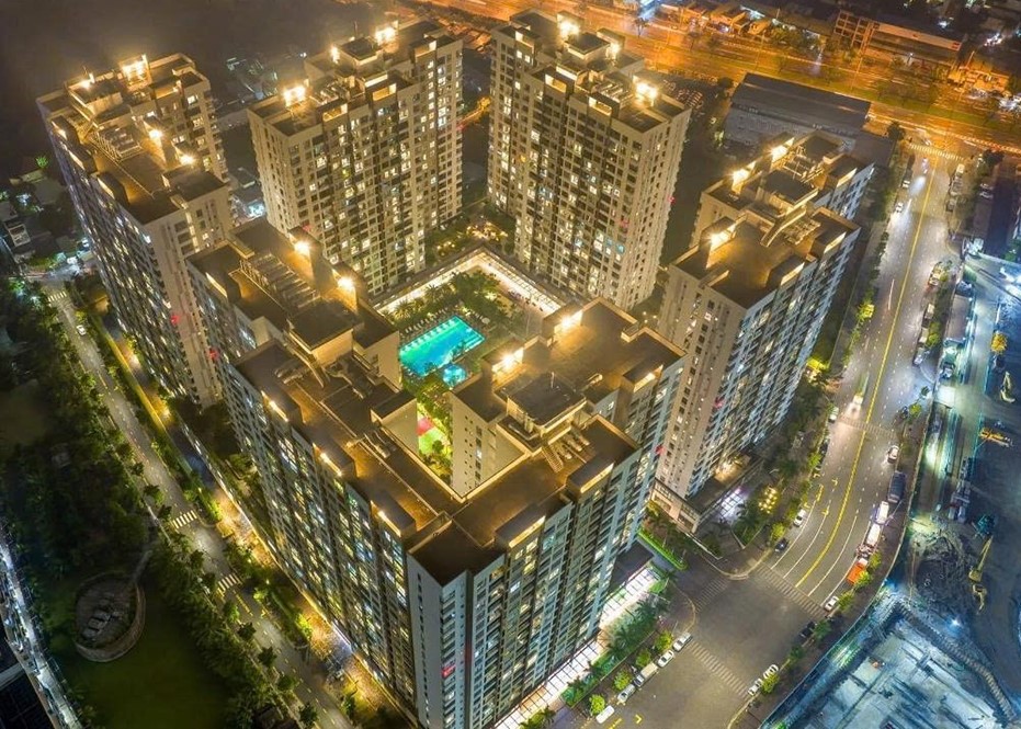 Tiện ích hồ bơi tại khu đô thị Akari City