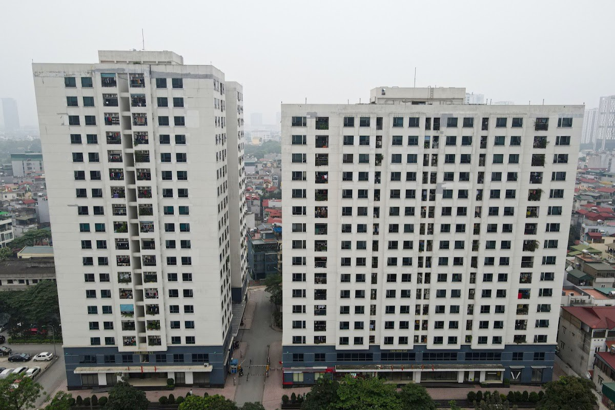 Nội thất căn hộ tại chung cư C1 C2 Xuân Đỉnh