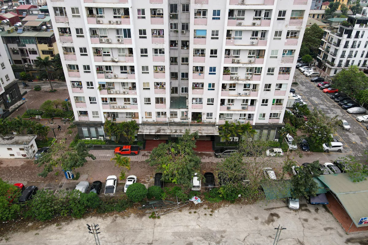 Toàn cảnh chung cư 183 Hoàng Văn Thái, quận Thanh Xuân