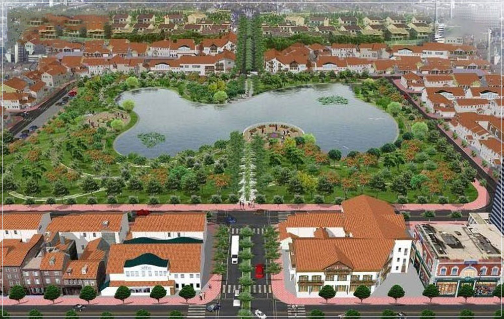 Đường nội khu tại Daresco Residence