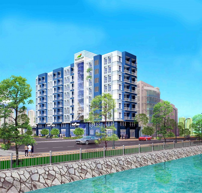 Khu dân cư sầm uất xung quanh Cao ốc Bình Đông Xanh
