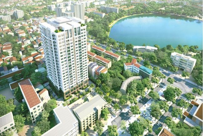 Thiết kế nội thất hiện đại tại căn hộ The Lancaster Hà Nội