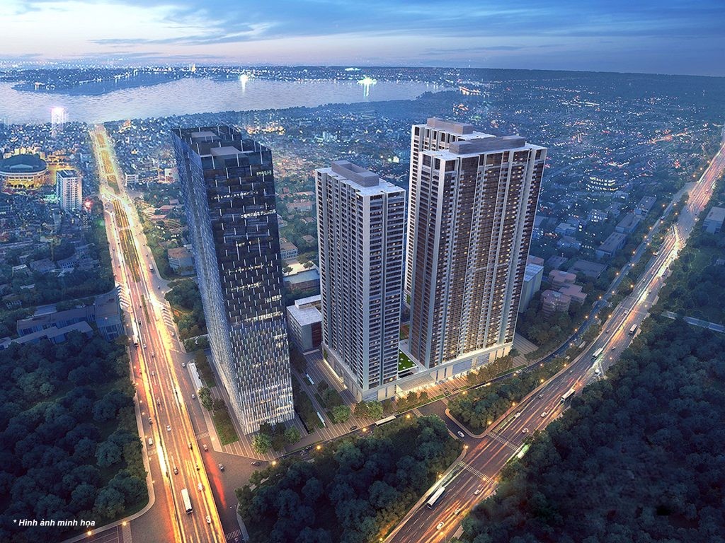 Toàn cảnh chung cư Vinhomes Metropolis, quận Ba Đình