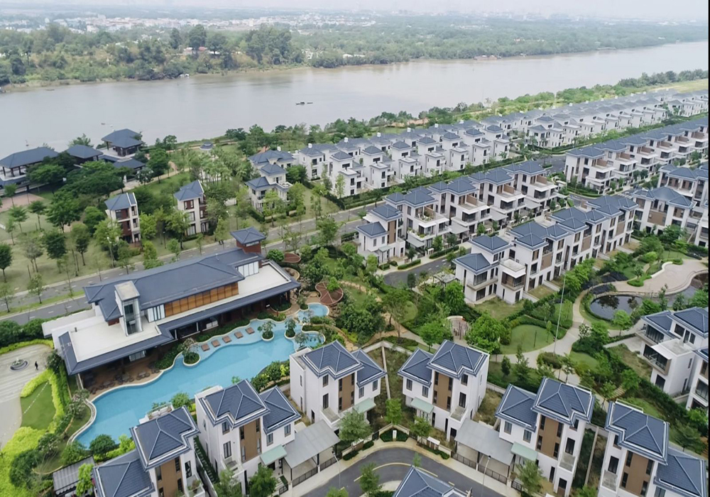 Toàn cảnh đảo Đại Phước nơi có dự án Swan Bay