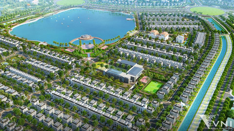 Không gian sống sang trọng tại biệt thự Vinhomes Riverside - The Harmony