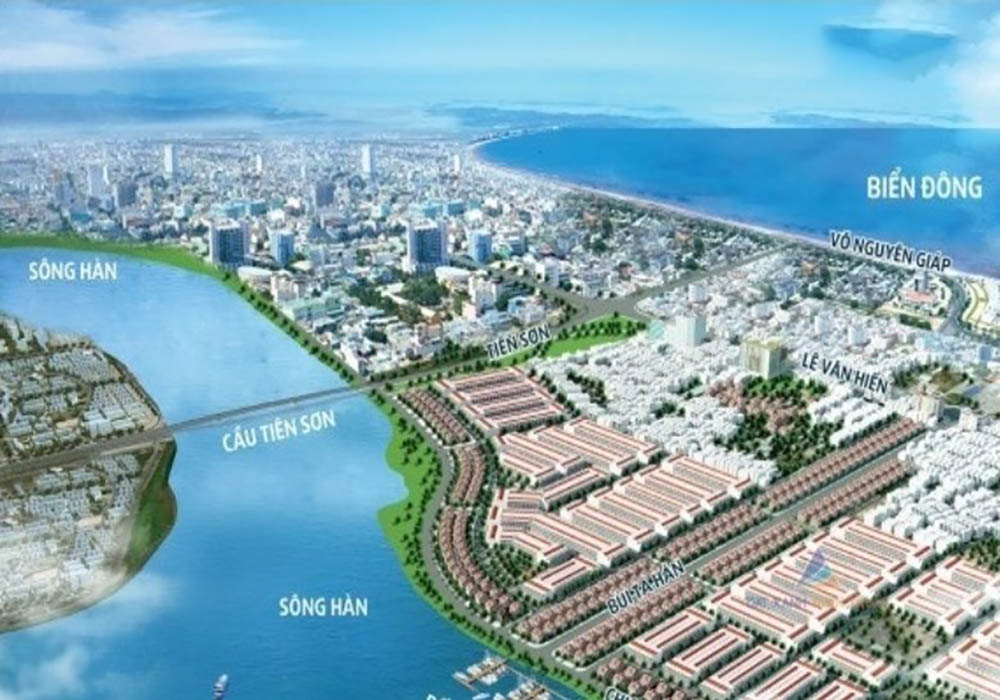 Cảnh quan ven sông Hàn tại KĐT Nam Việt Á