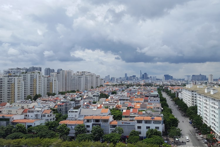 Khu nhà phố Hưng Gia, trung tâm Phú Mỹ Hưng