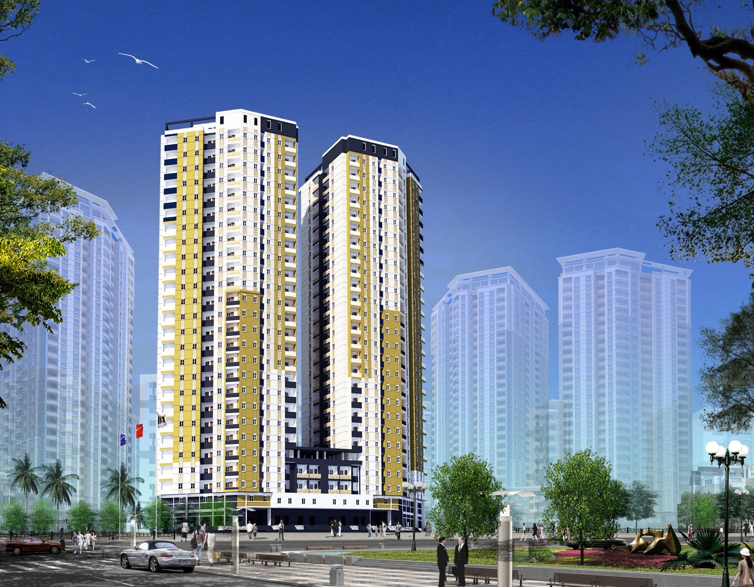 Thiết kế căn hộ tại chung cư CT1 Thạch Bàn