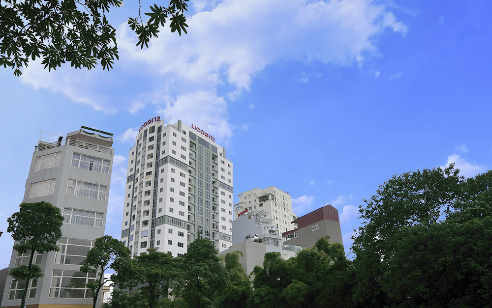 Khu vực xung quanh tòa nhà Licogi 12