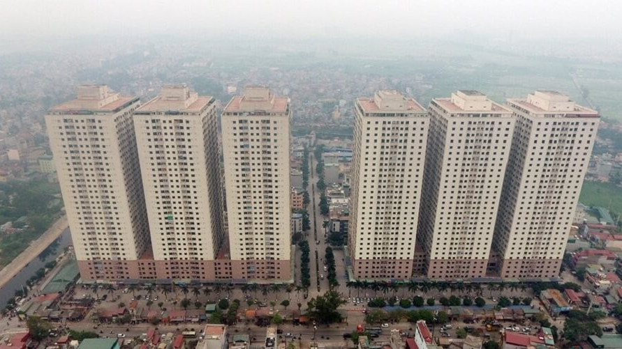 Toàn cảnh Khu đô thị mới Đại Thanh, huyện Thanh Trì