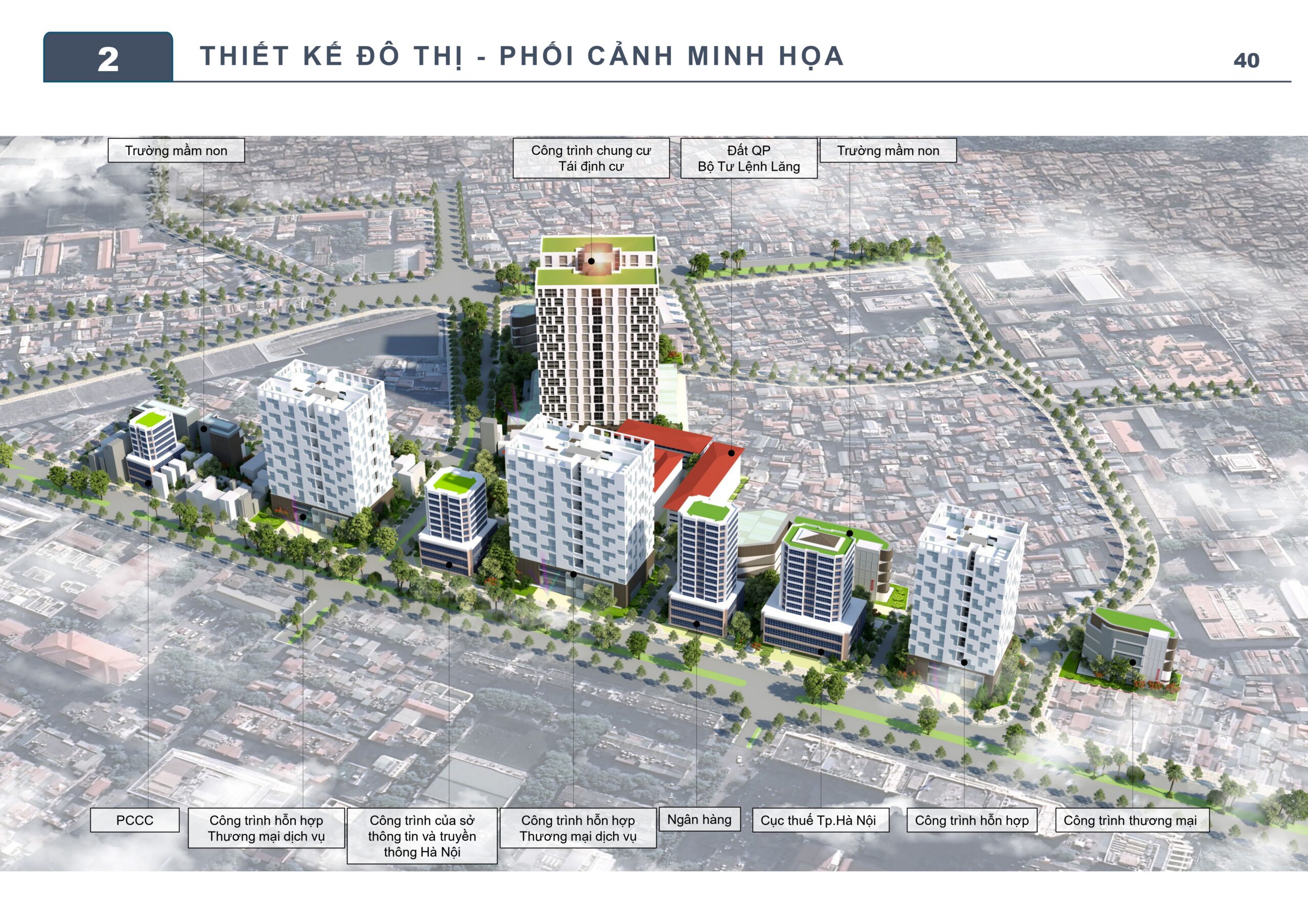 Không gian sống tại khu nhà ở Hào Nam