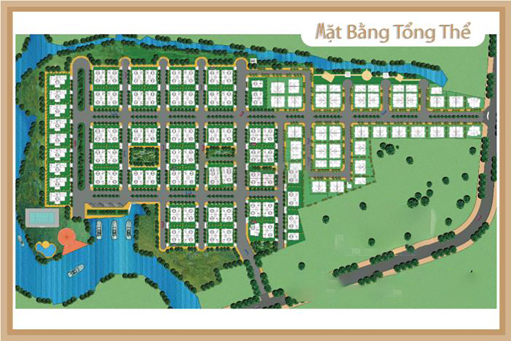 Sơ đồ mặt bằng nhà phố tại The Pegasus Residence