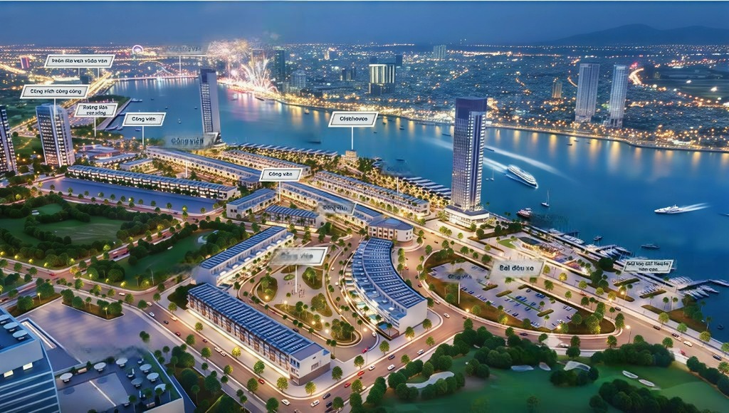 Sơ đồ mặt bằng tổng thể dự án Marina Complex Đà Nẵng