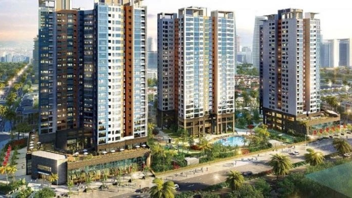 Dãy nhà liền kề kinh doanh sầm uất tại KĐT Văn Khê