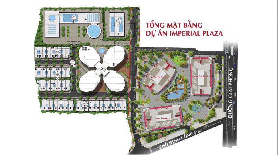 Bản đồ vị trí dự án chung cư Imperial Place Bình Tân