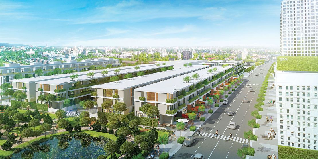 Thiết kế xanh tại nhà phố Citi Bella 2