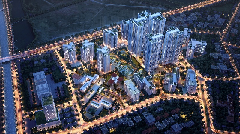 Khu nhà liền kề tại Khu đô thị Hà Phong