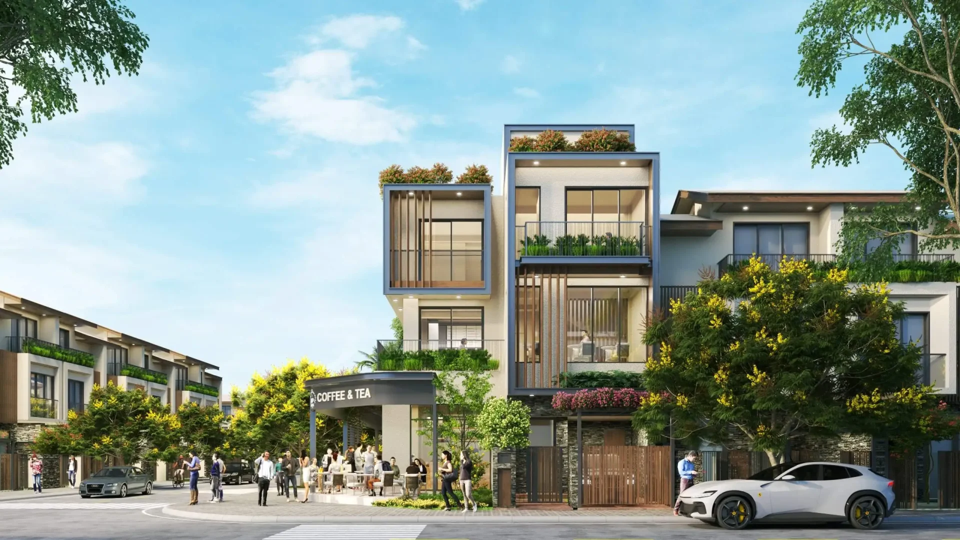Toàn cảnh Khu dân cư Bình Mỹ Center, huyện Củ Chi