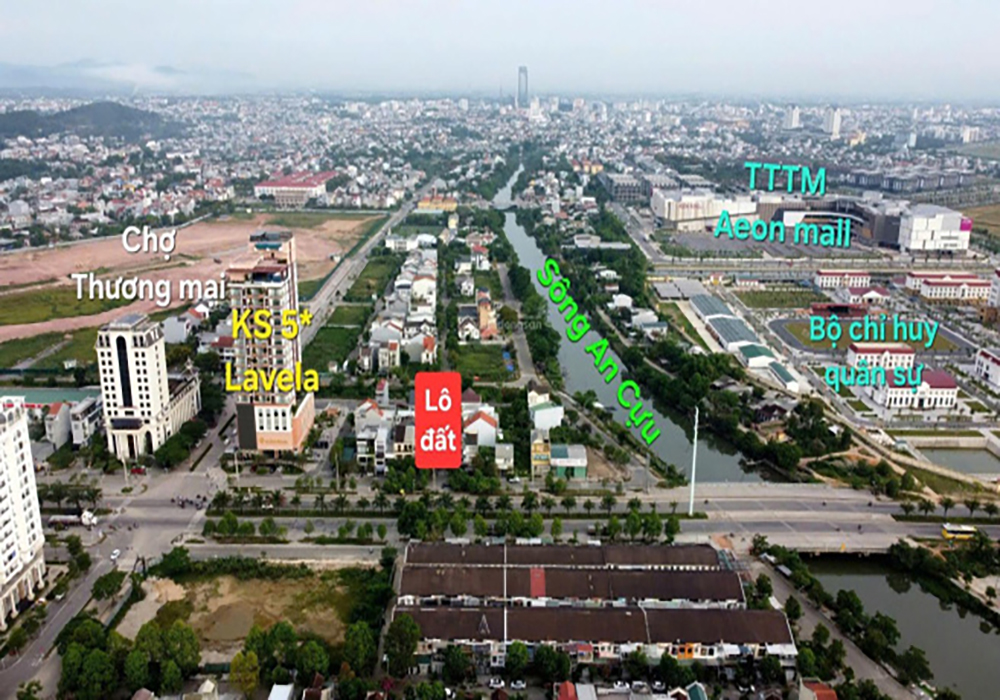 Toàn cảnh Khu đô thị Đông Nam Thủy An, TP. Huế
