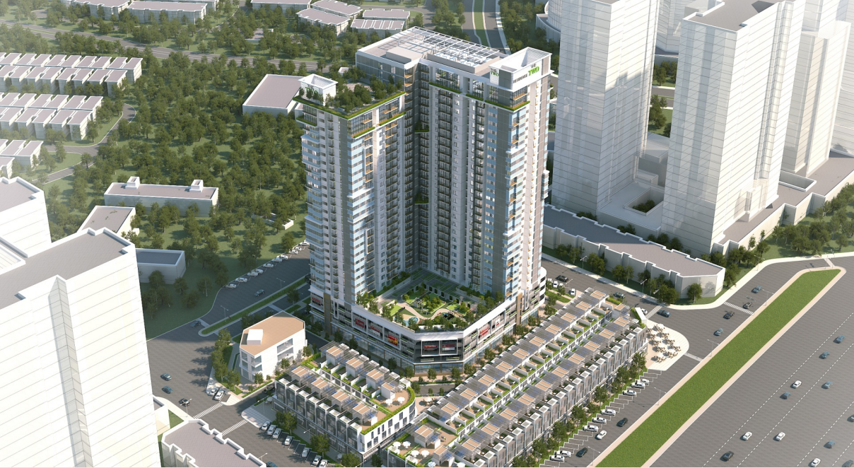 Tiện ích bể bơi tại chung cư The Two Residence