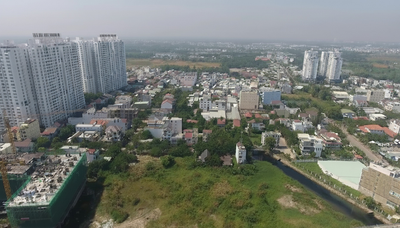 Thiết kế biệt thự sân vườn tại KDC Làng Đại Học ABC