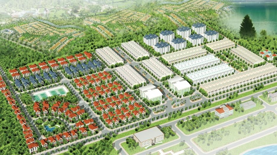Phối cảnh Khu đô thị Bình Nguyên, Dĩ An, Bình Dương