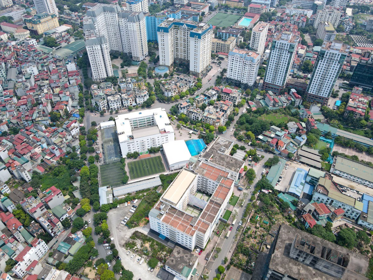Phối cảnh nhà liền kề tại Khu đô thị mới Cổ Nhuế
