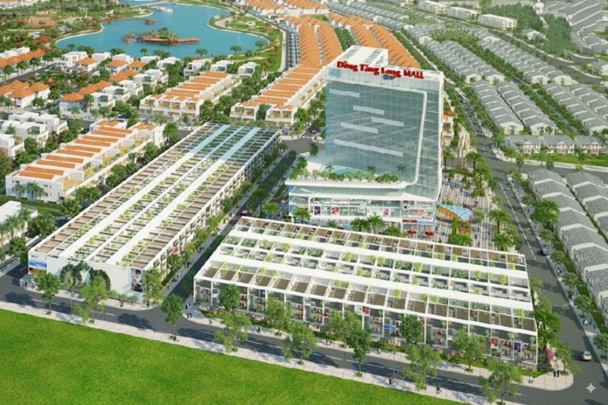 Toàn cảnh Khu dân cư Làng Đại Học ABC, Nhà Bè