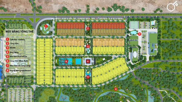 Sơ đồ tổng thể Khu phức hợp Lagoona Bình Châu
