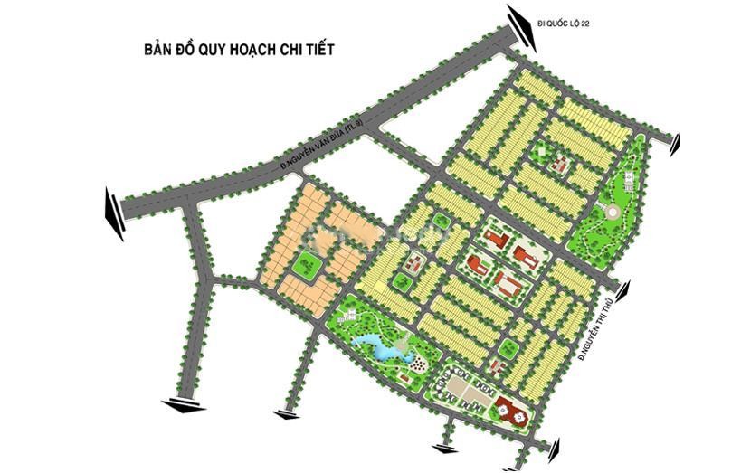 Sơ đồ mặt bằng tổng thể KĐT mới Xuân Thới Sơn
