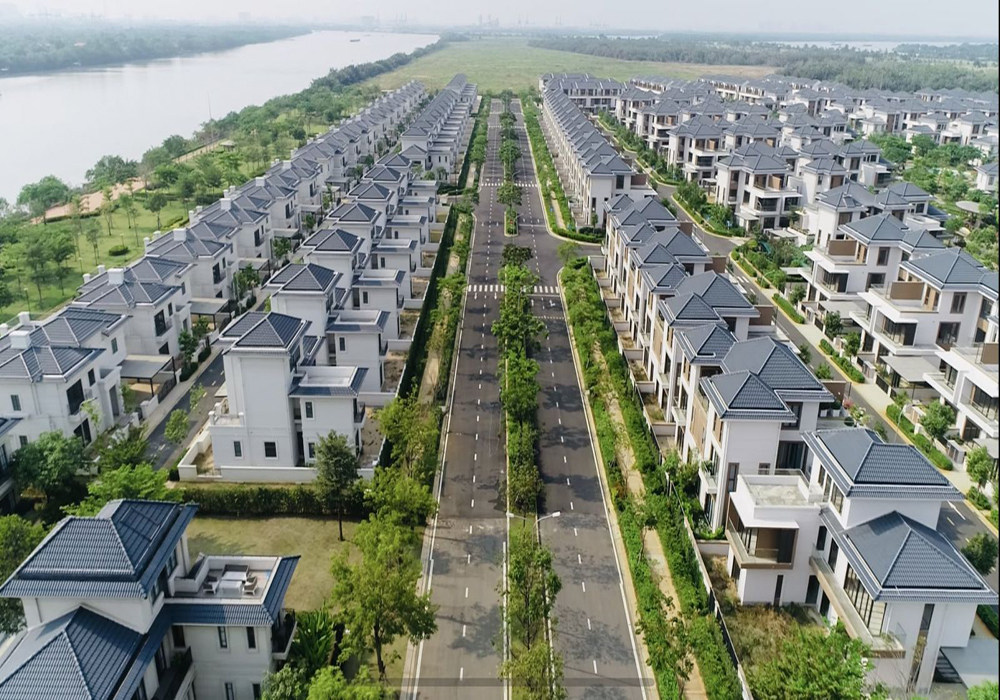 Toàn cảnh khu đô thị Swan Bay trên đảo Đại Phước, Đồng Nai