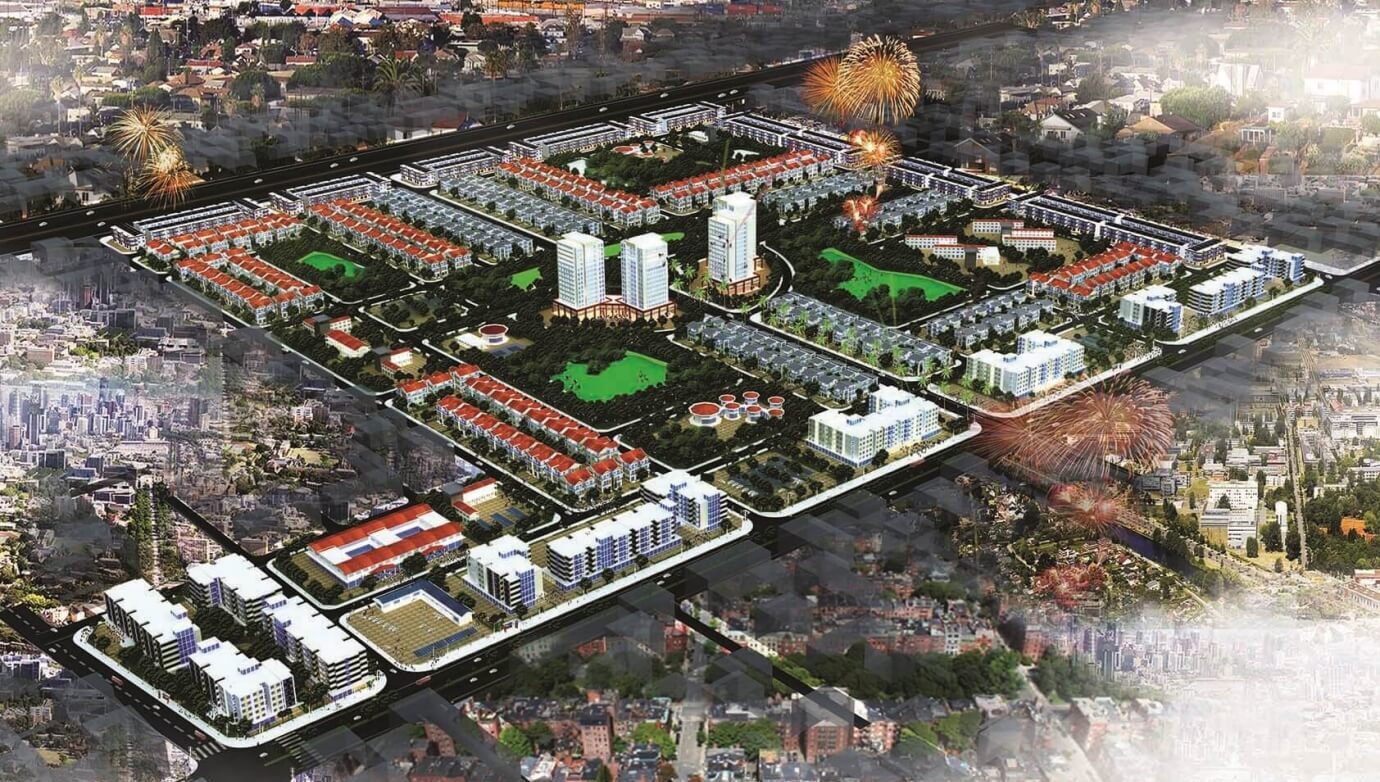 Phối cảnh Khu đô thị Hud Mê Linh Central