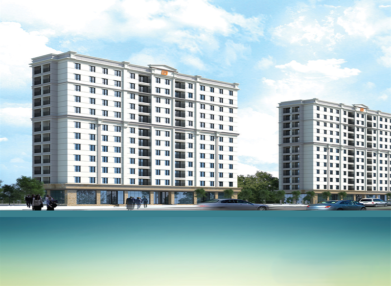 Toàn cảnh chung cư Yên Hòa Condominium (Chelsea Park), quận Cầu Giấy