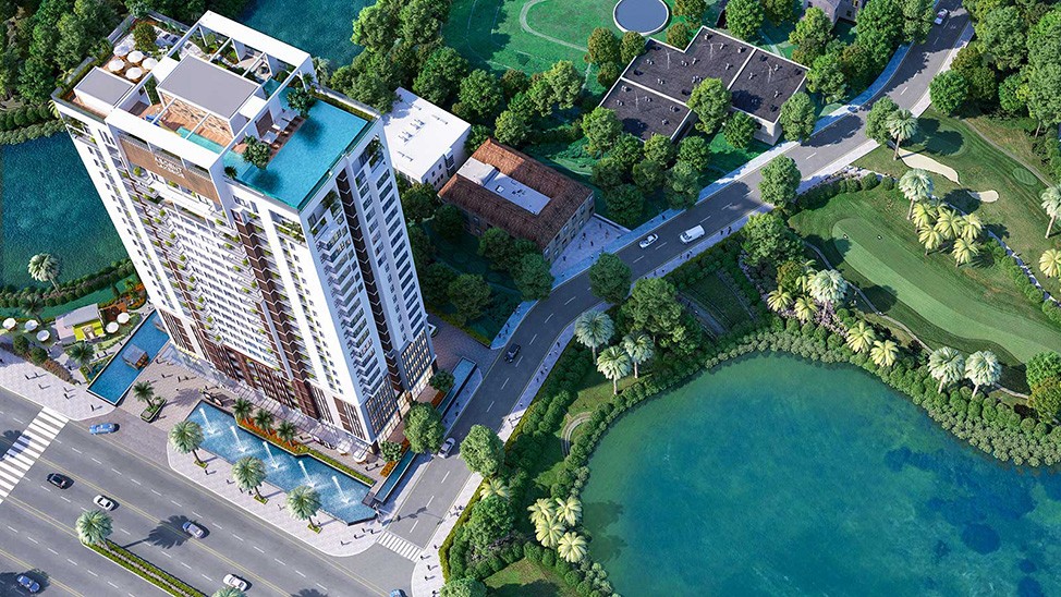 Toàn cảnh chung cư Ascent Lakeside ven hồ Tân Mỹ, Quận 7