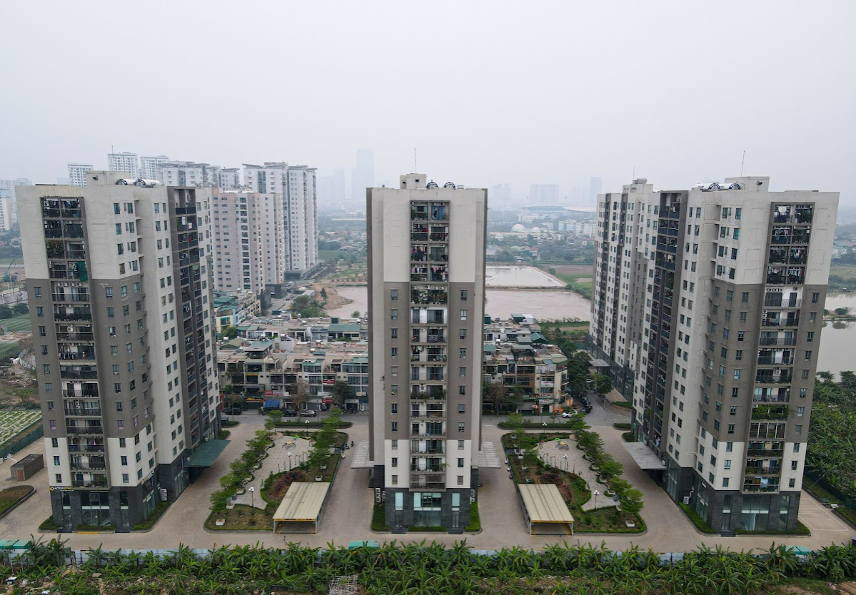 Toàn cảnh chung cư Xuân Phương Residence, Nam Từ Liêm