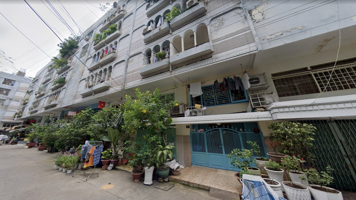 Không gian sống tại chung cư C2 Quận 4