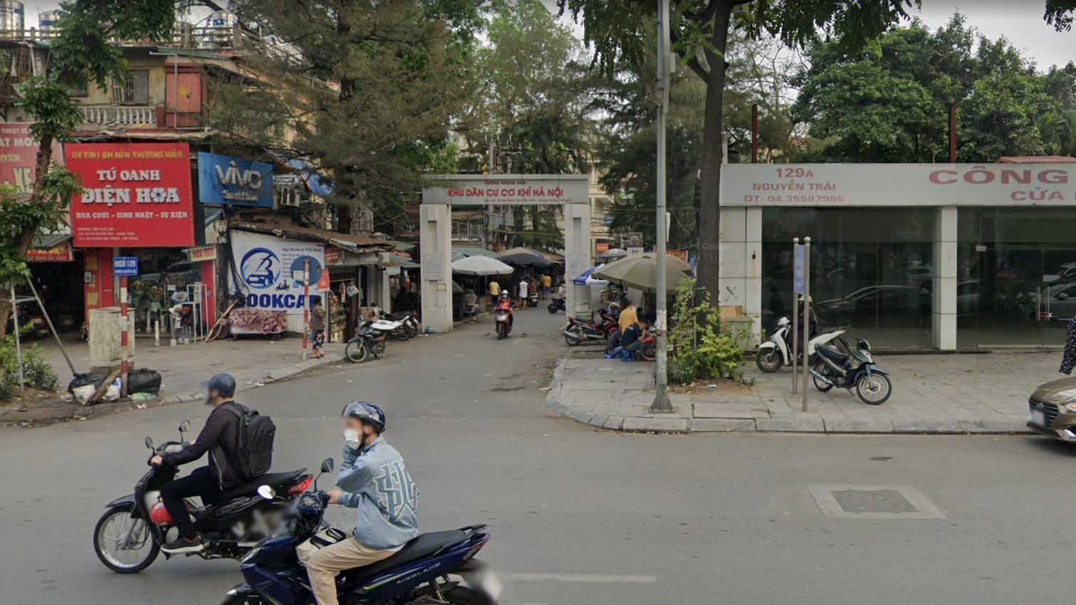 Toàn cảnh khu tập thể Cơ Khí 129 Nguyễn Trãi, quận Thanh Xuân