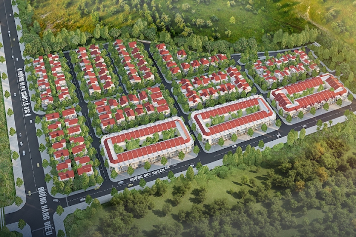 Không gian sống hiện đại tại Khu nhà ở phía Tây đường 3/2