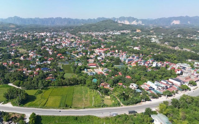 Hạ tầng đường nội bộ hoàn thiện tại KDC Sông Trầu