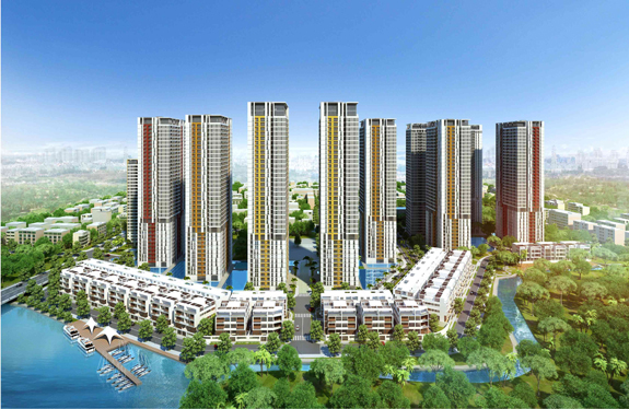 Toàn cảnh đại đô thị The EverRich III ven sông Sài Gòn
