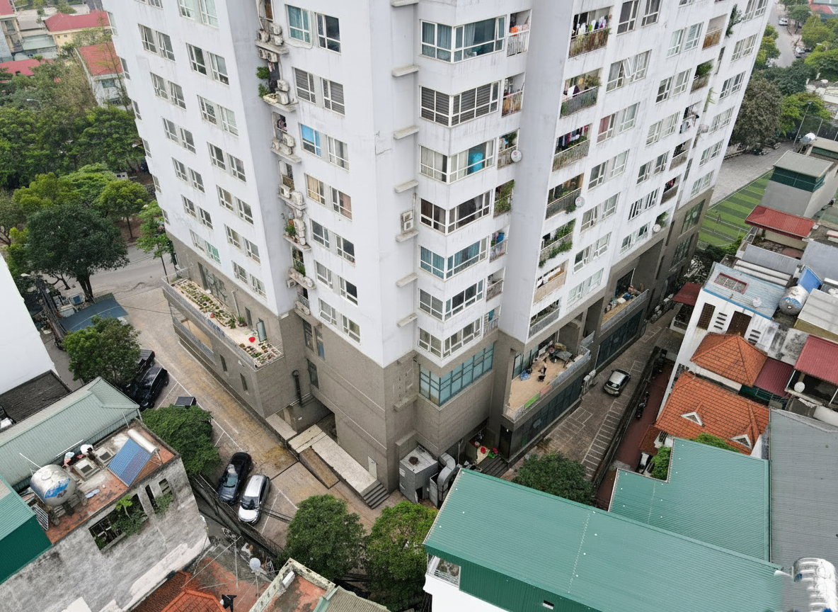 Không gian sống tại chung cư Sông Đà 7