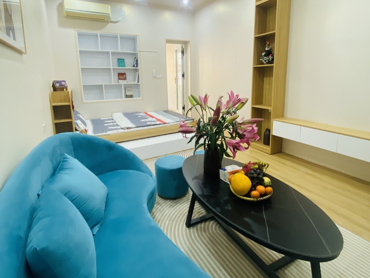 Một góc không gian bên trong khu tập thể Cơ Khí