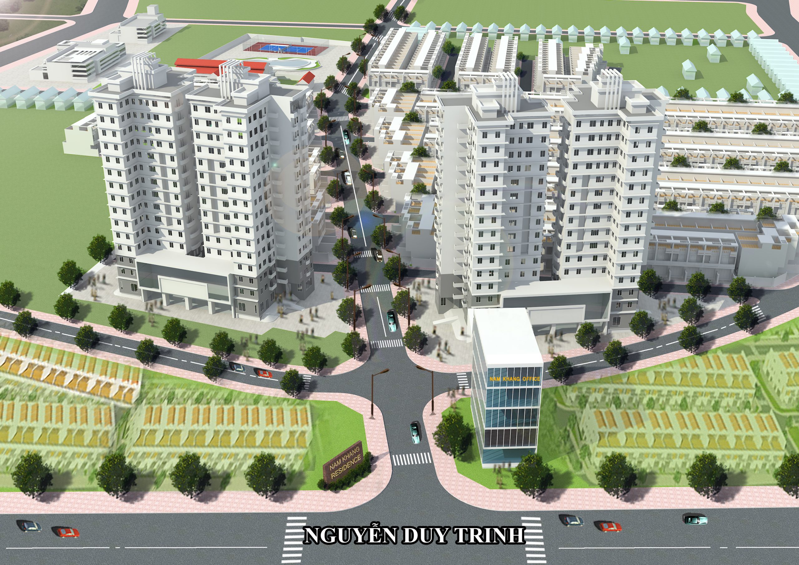 Toàn cảnh khu dân cư Nam Khang Residence, TP. Thủ Đức