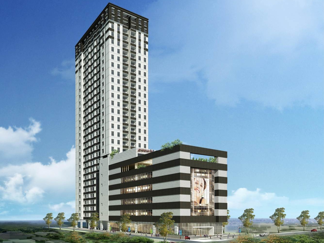 Toàn cảnh chung cư Saigon Plaza Tower, Quận 7