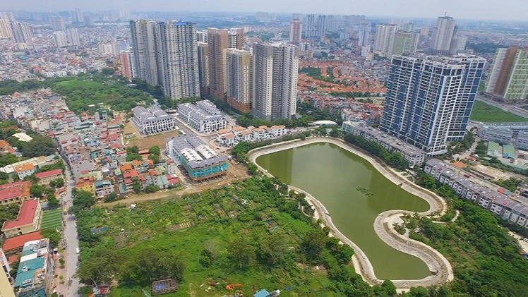 Toàn cảnh Khu đô thị Mỗ Lao, quận Hà Đông