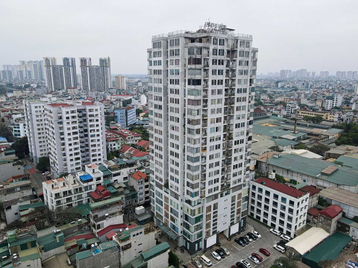 Không gian bên trong chung cư CT36 Xuân La