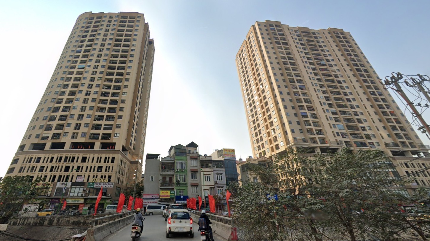 Toàn cảnh chung cư CT36 Dream Home, Định Công, Hoàng Mai