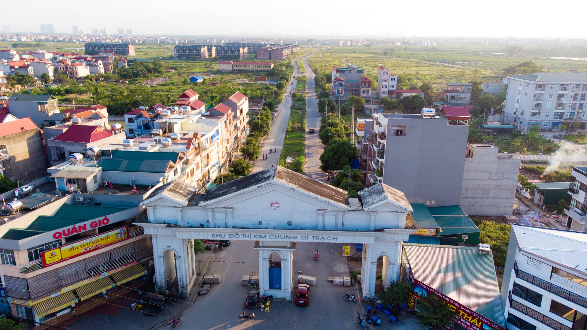 Phối cảnh Khu đô thị Kim Chung - Di Trạch