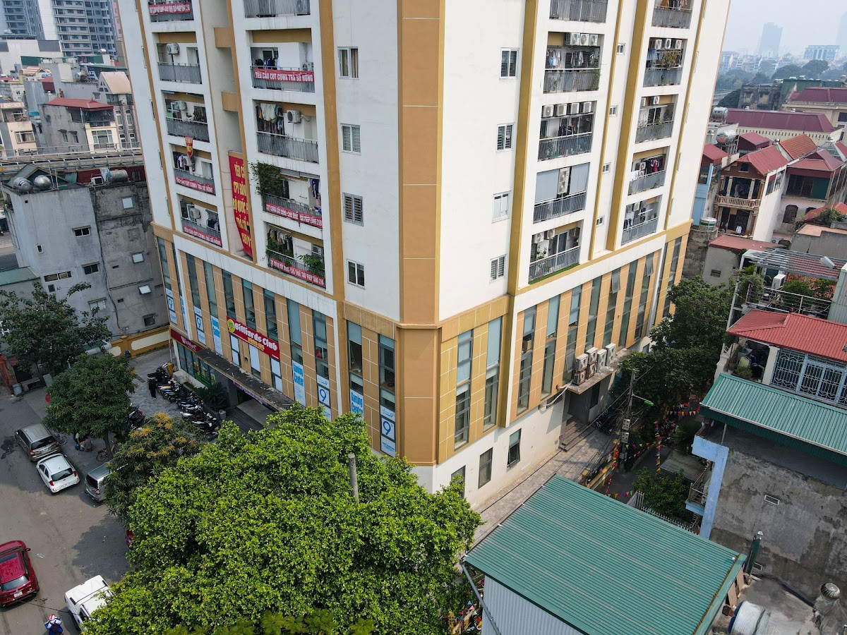 Toàn cảnh chung cư 199 Hồ Tùng Mậu, quận Bắc Từ Liêm