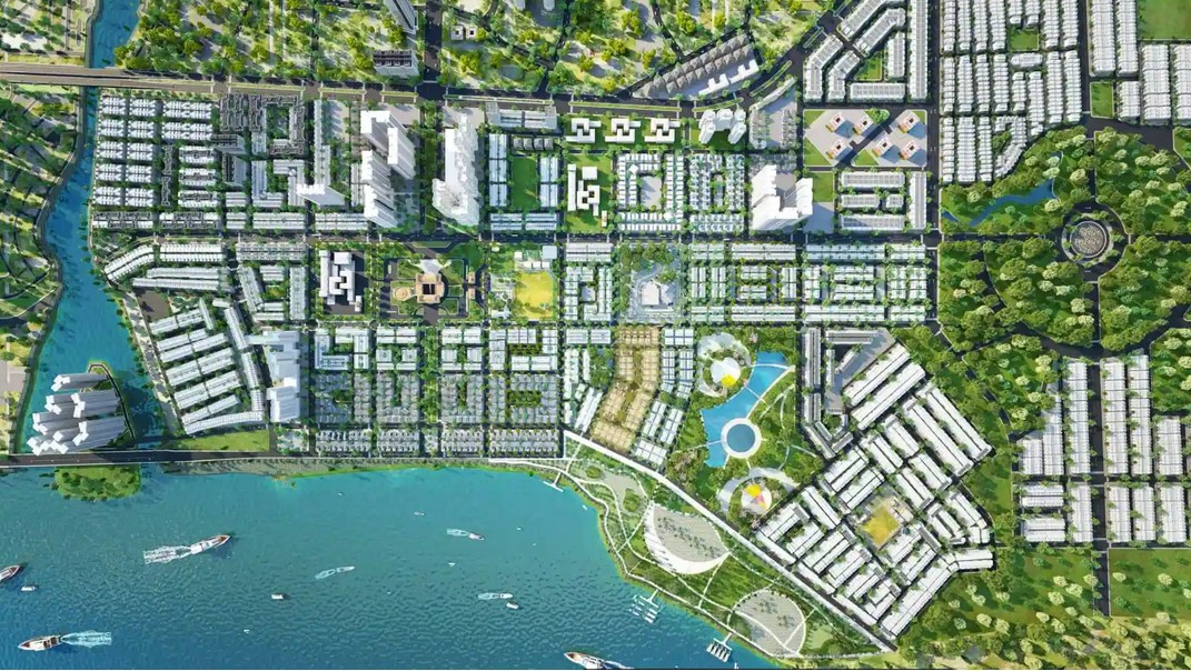 Không gian sống xanh tại Khu dân cư Thạnh Mỹ Lợi
